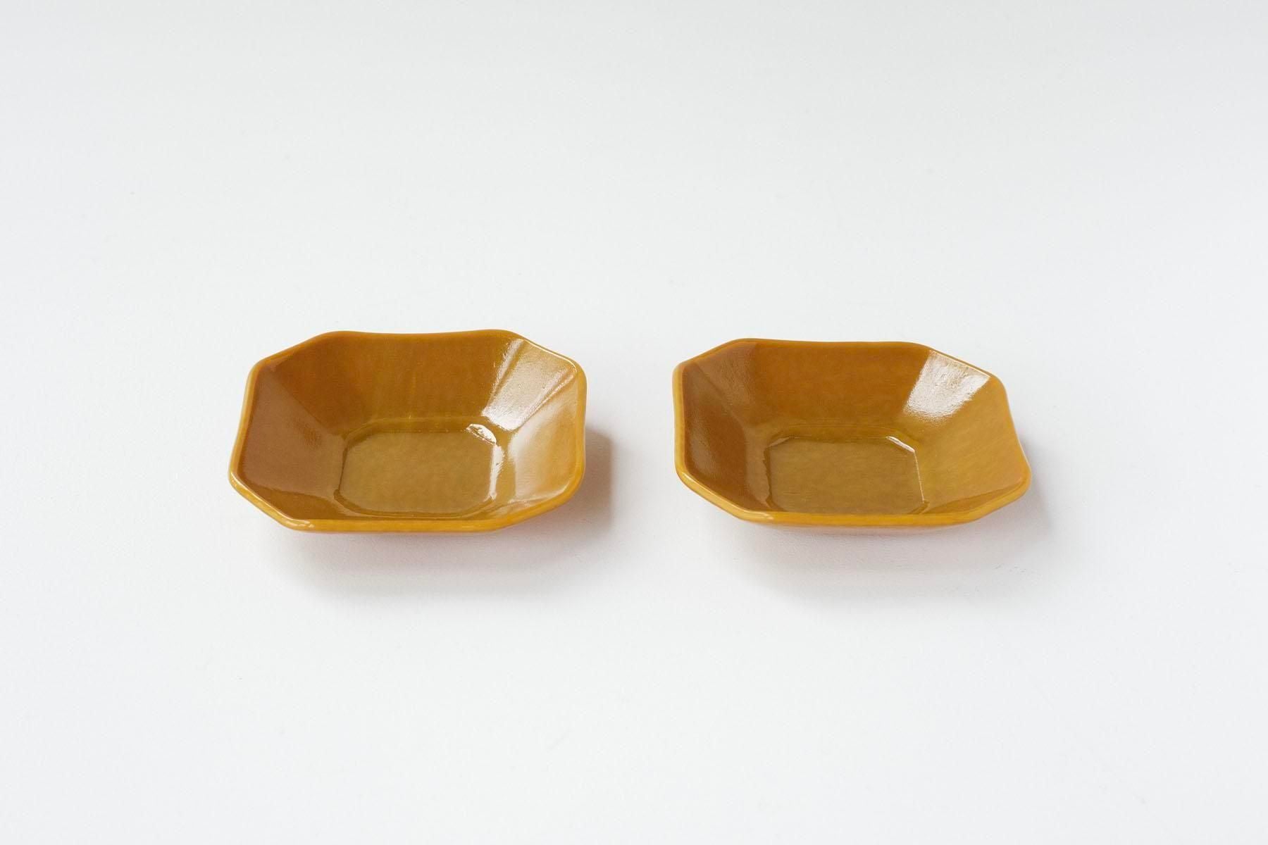 Octagonal Plate [caramel]
