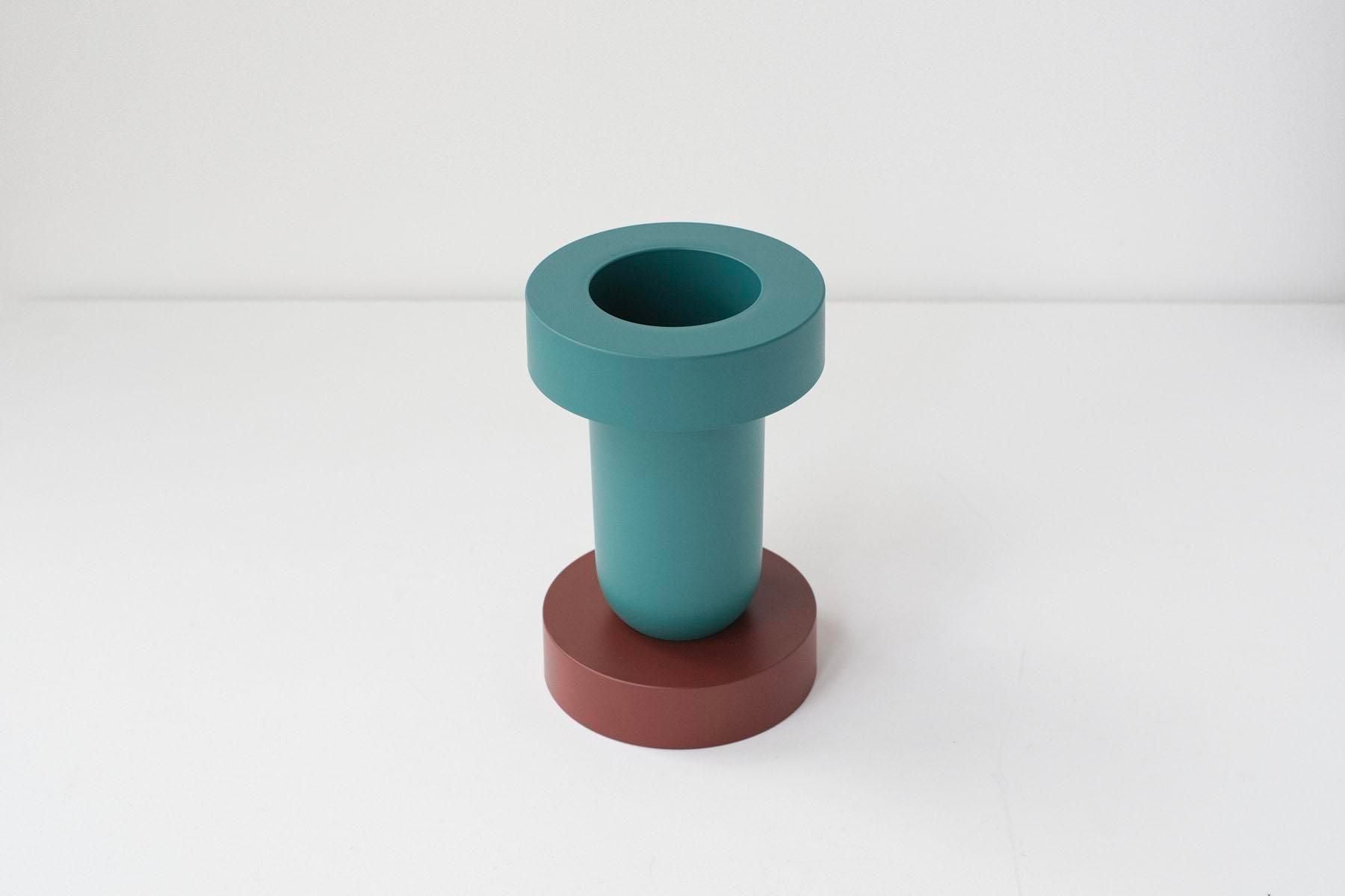 Ettore Sottsass エットレ ソットサス マルトミ MIRTO MIRTO 111 （Grayish Blue+Raddish Brown） / Marutomi designed by