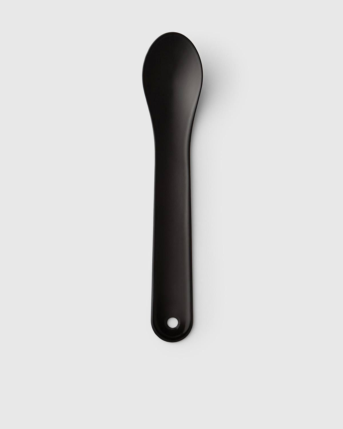 CHINESE SPOON Long(ENAMELLED) 琺瑯レンゲ・ロング [BLACK]
