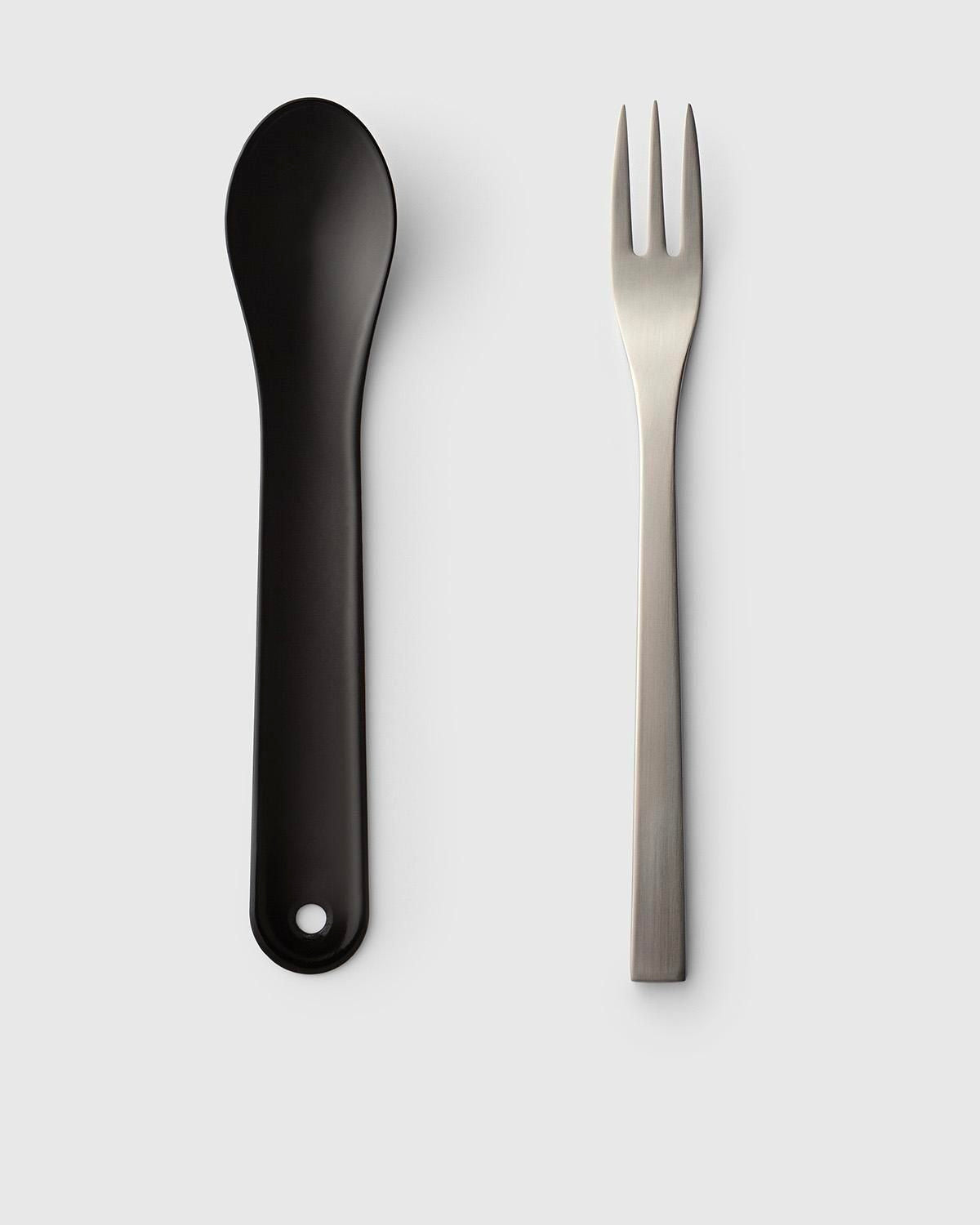 CHINESE SPOON Long(ENAMELLED) 琺瑯レンゲ・ロング [BLACK]