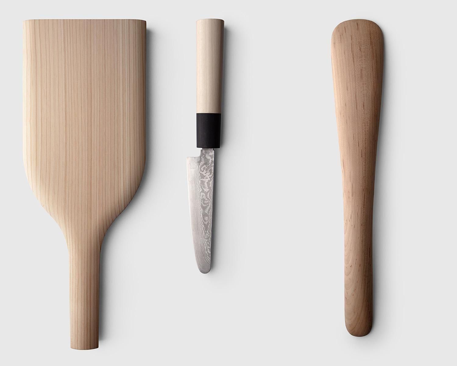 SPATULA Round (Unpainted) 木ベラ・丸(無塗装)