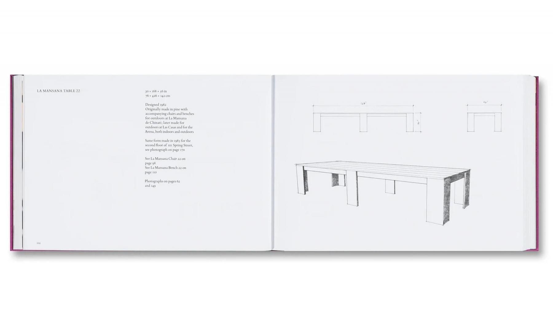 書籍：DONALD JUDD FURNITURE by Donald Judd