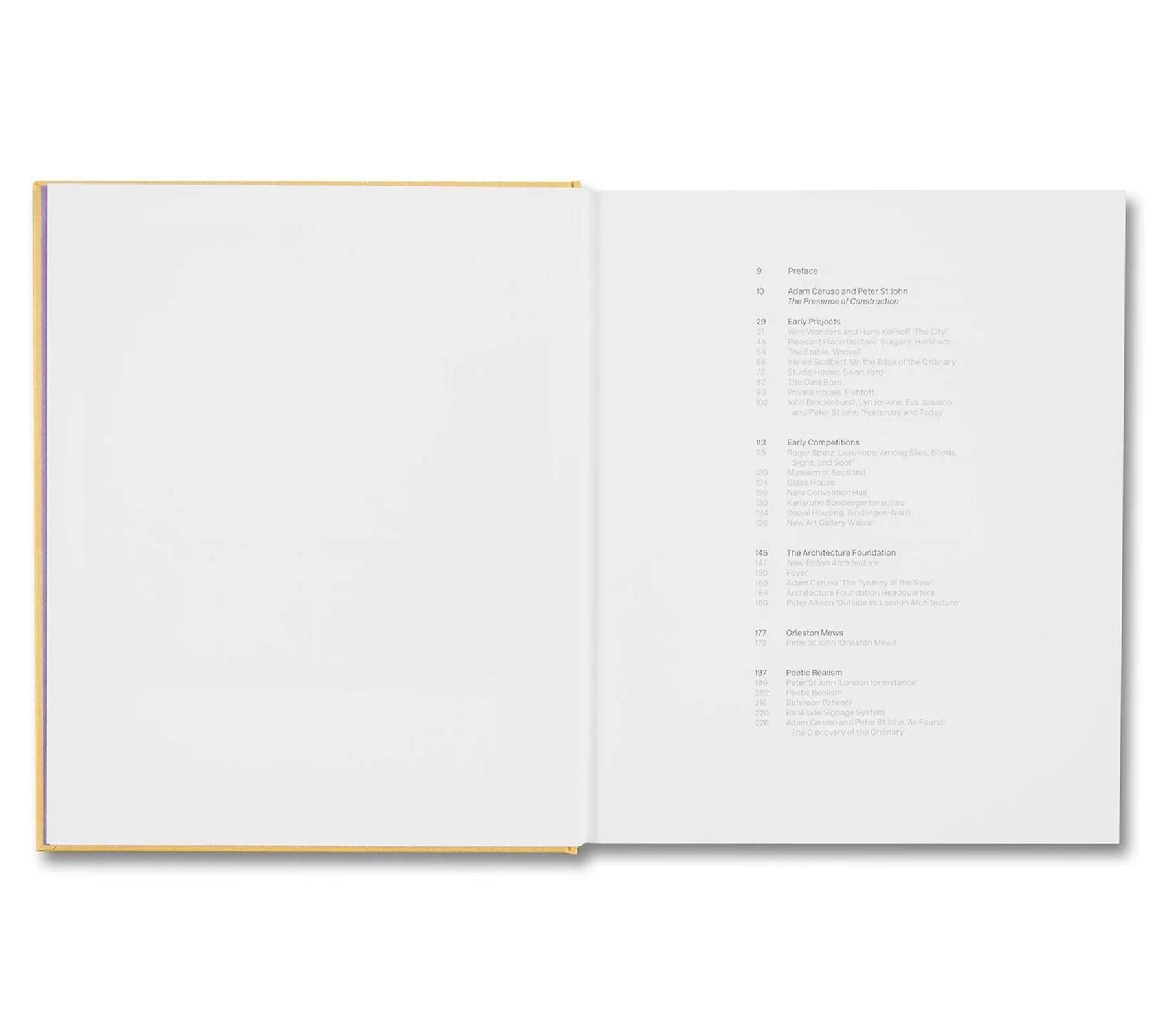 書籍：COLLECTED WORKS: VOLUME 1 1990-2005 by Caruso St John
