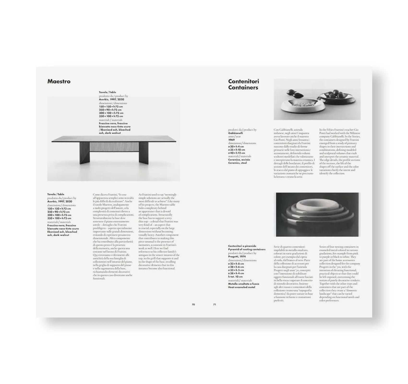 書籍：GIANFRANCO FRANTTINI DESIGN 1955
