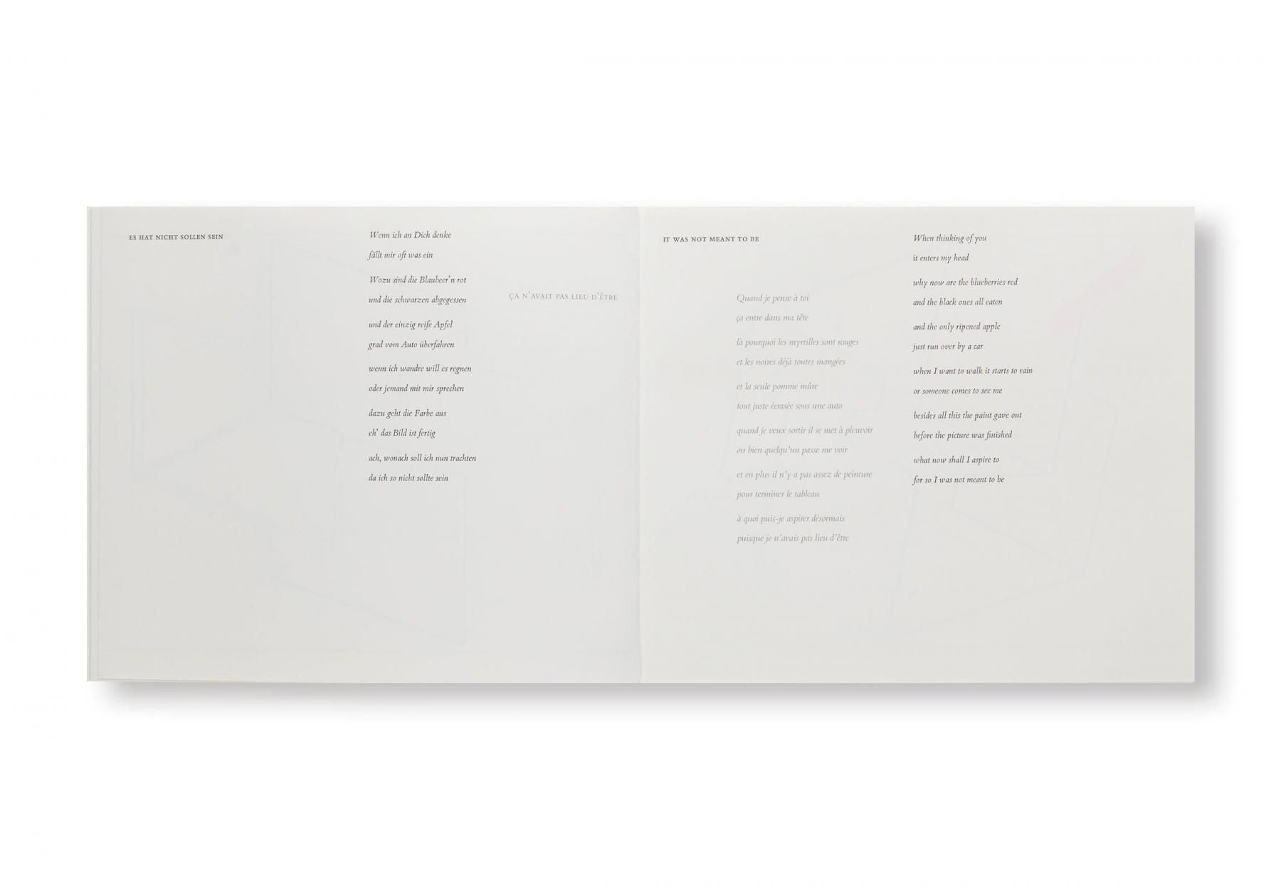 書籍：POEMS AND DRAWINGS by Josef Albers [FOURTH EDITION]