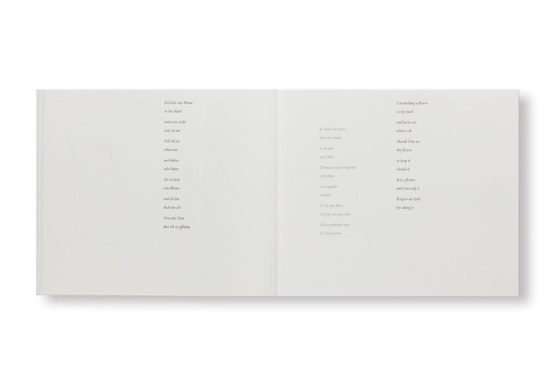 書籍：POEMS AND DRAWINGS by Josef Albers [FOURTH EDITION]