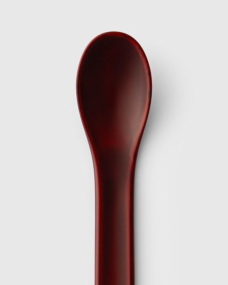 URUSHI SPOON Small (Laquered) 漆スプーン・小 [Sugurome Red]