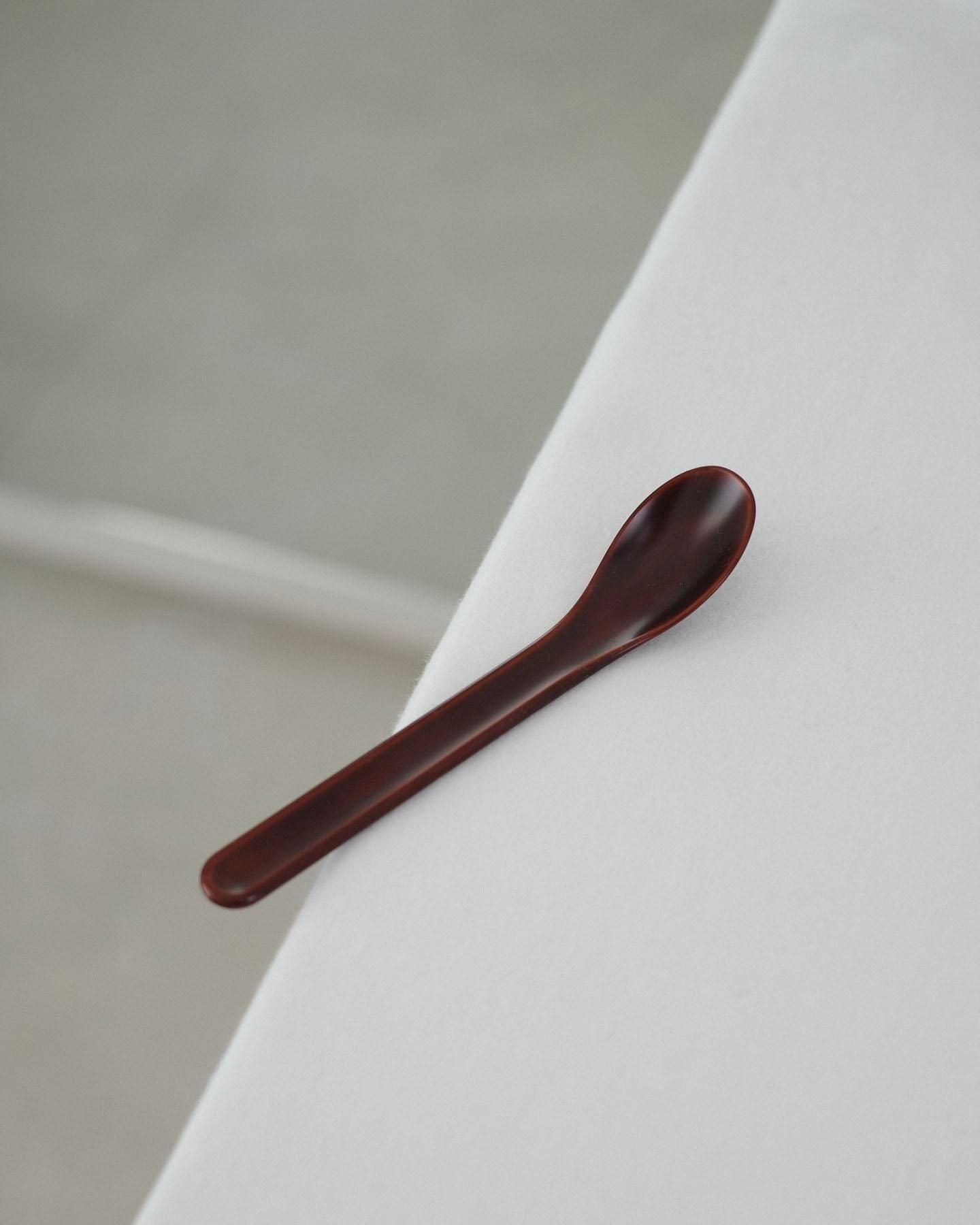 URUSHI SPOON Small (Laquered) 漆スプーン・小 [Sugurome Red]