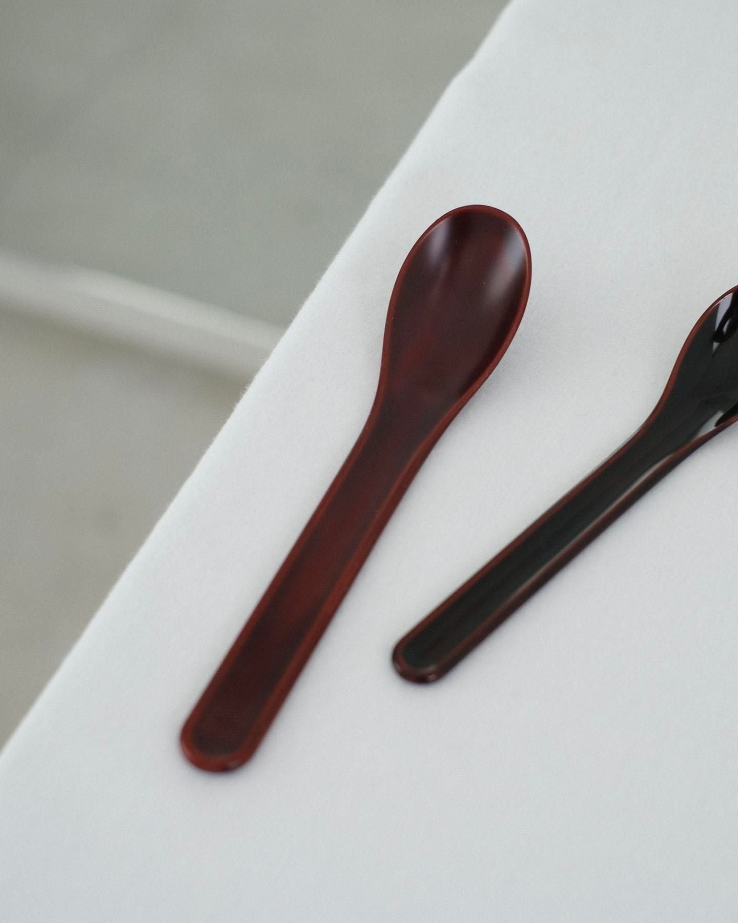 URUSHI SPOON Large (Laquered) 漆スプーン・大 [Sugurome Red]