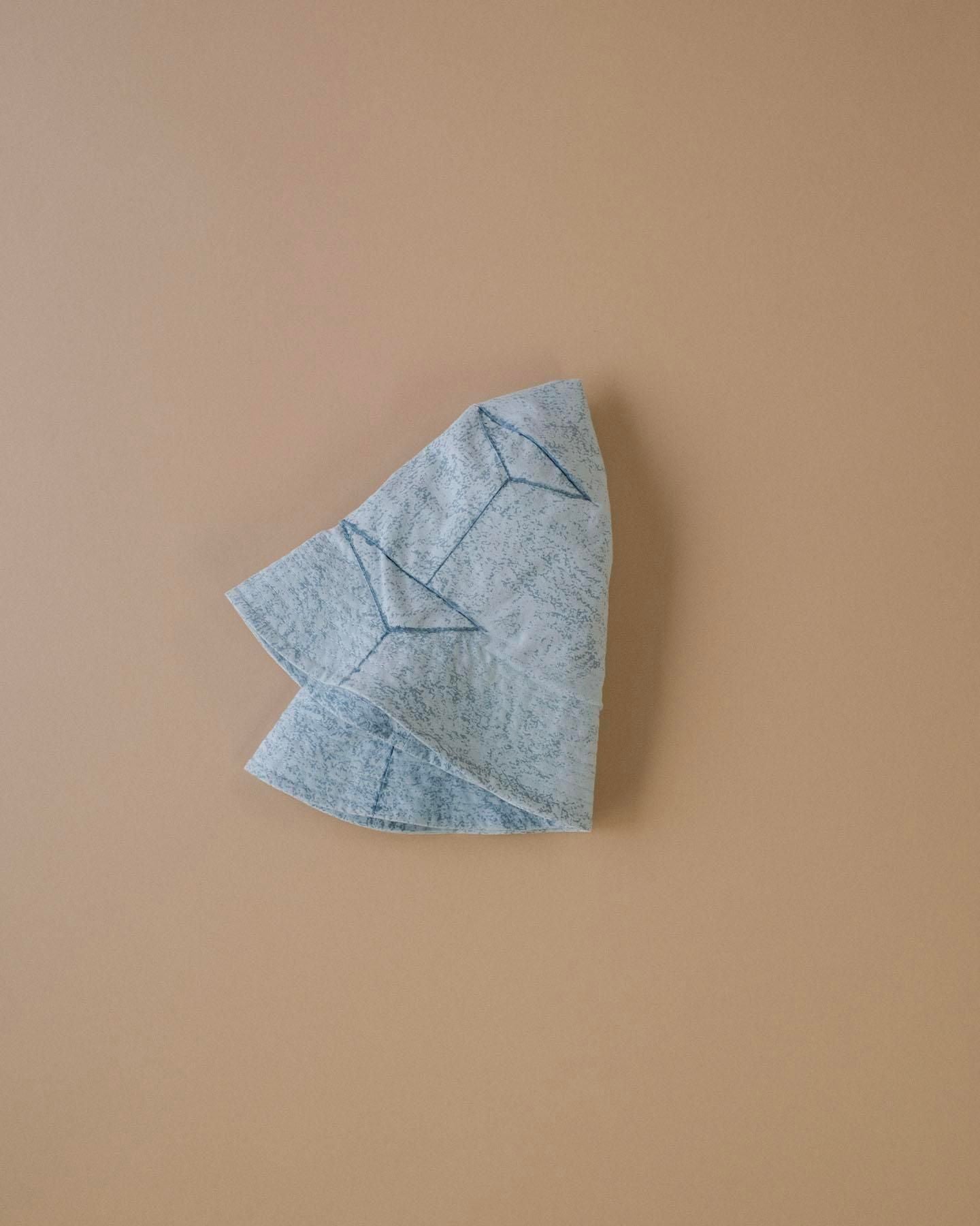 Compass Box Hat Drawn Dense Cotton / size 2 / Ice Blue