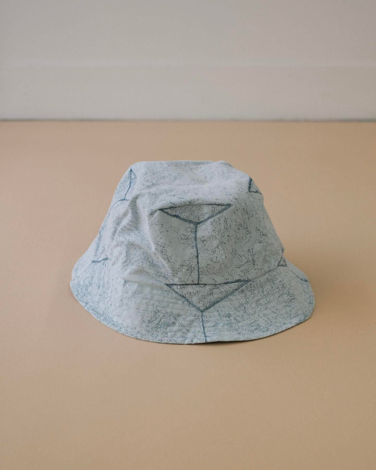 Compass Box Hat Drawn Dense Cotton / size 2 / Ice Blue