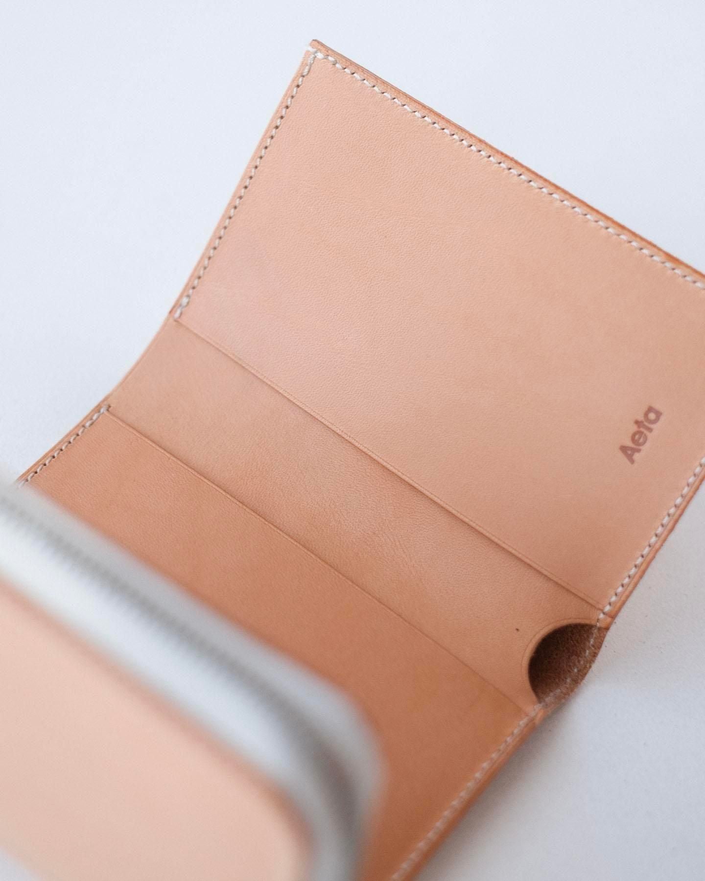 VT18 / FOLDED WALLET［NATURAL］ / Aeta