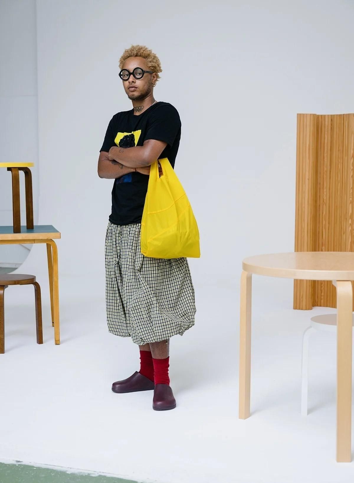 Shopping Bag M / TV Yellow