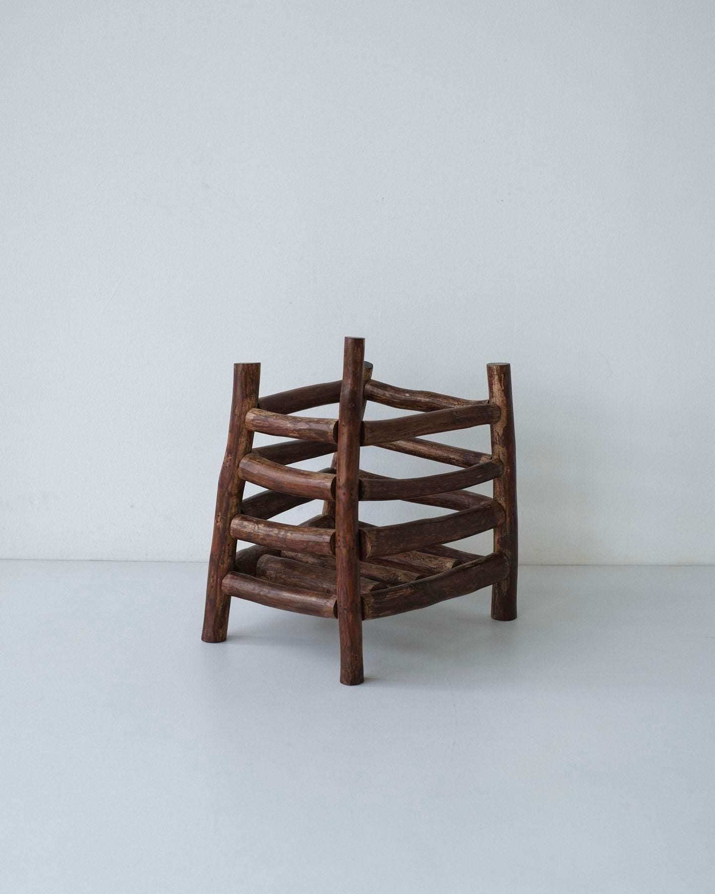 THE WODDEN VILLAGE TWV 01 wooden basket