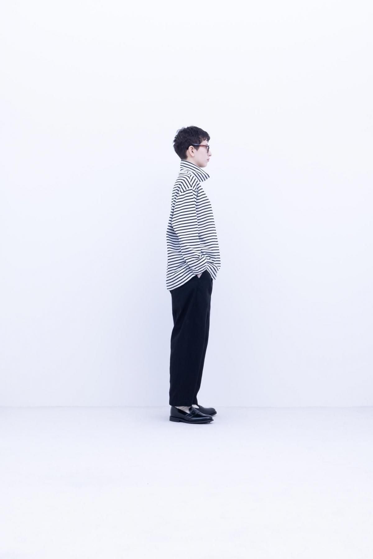 ハイカウントスタンダードチノ　テーパードパンツ / Black［size XS］