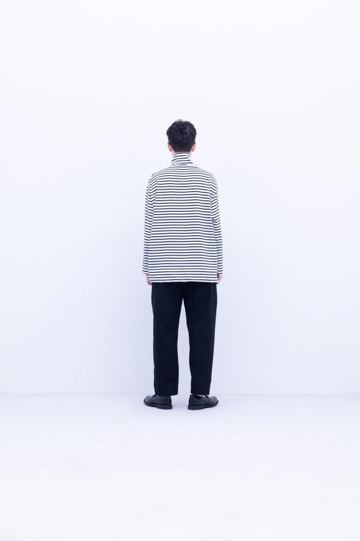 ハイカウントスタンダードチノ　テーパードパンツ / Black［size XS］