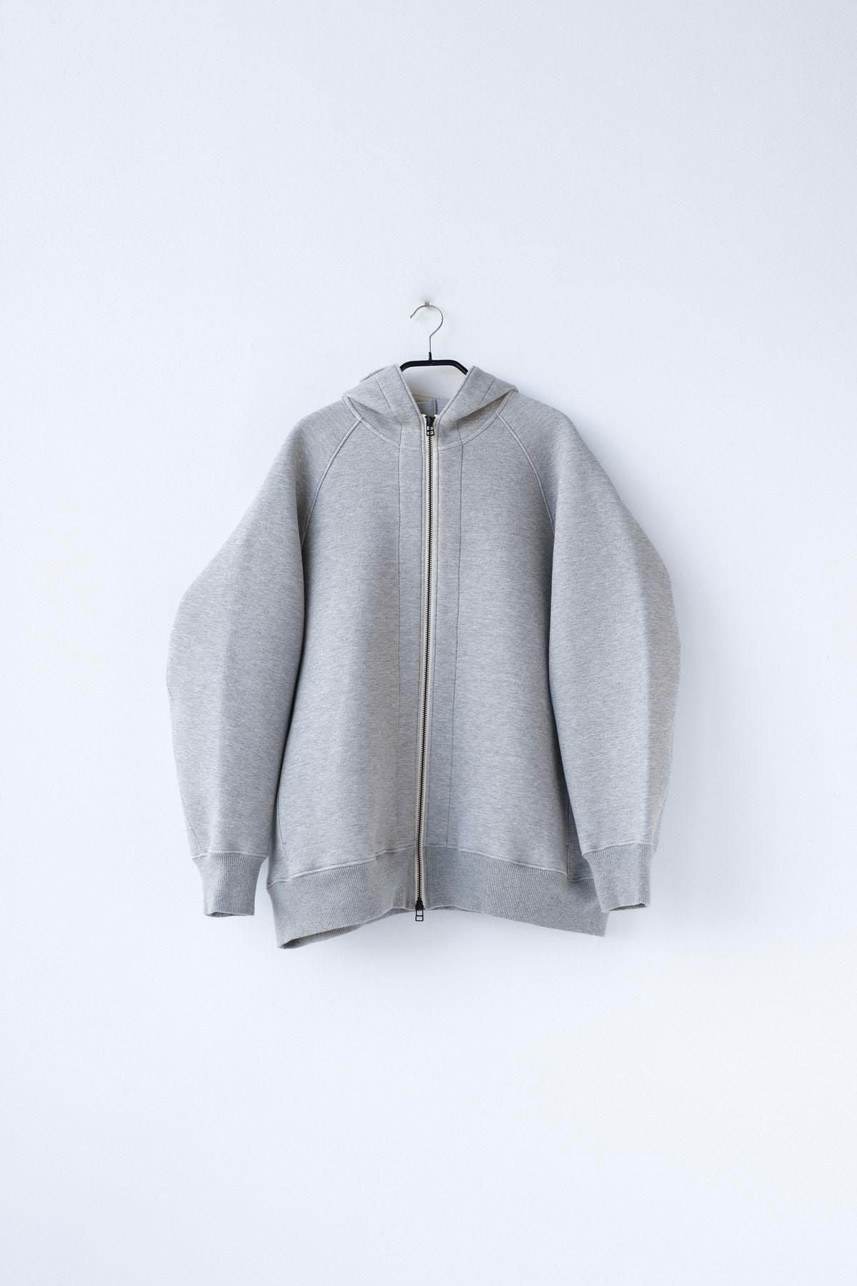 コットン・アツカル ダンボールニット　ジップパーカー［size S］