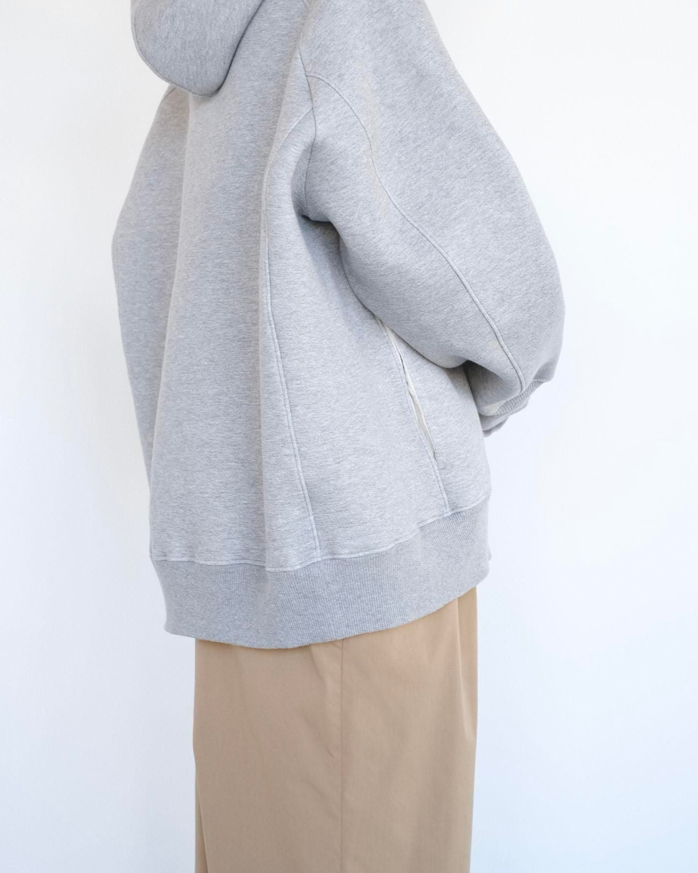 コットン・アツカル ダンボールニット　ジップパーカー［size S］