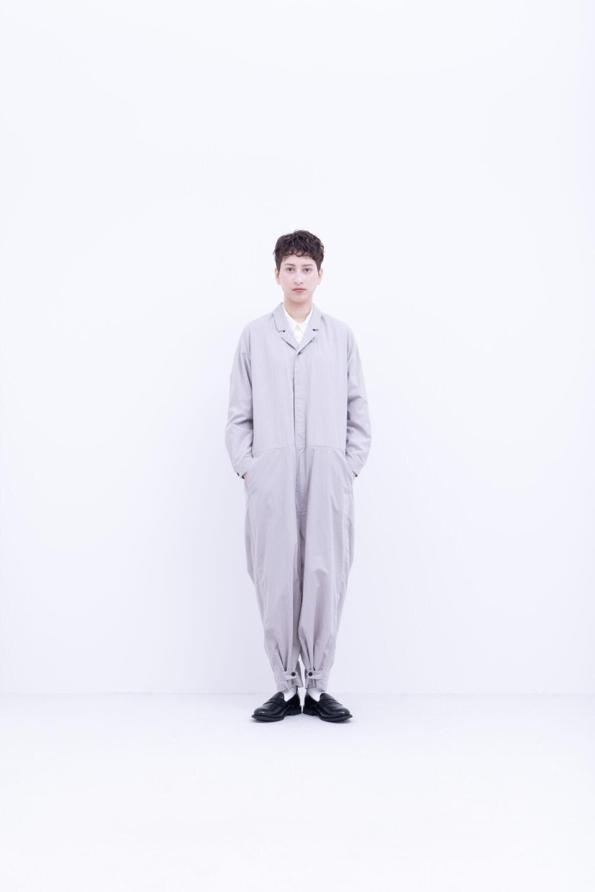 50s コットン タイプライター 　ジャンプスーツ / Light Greige［size XS］