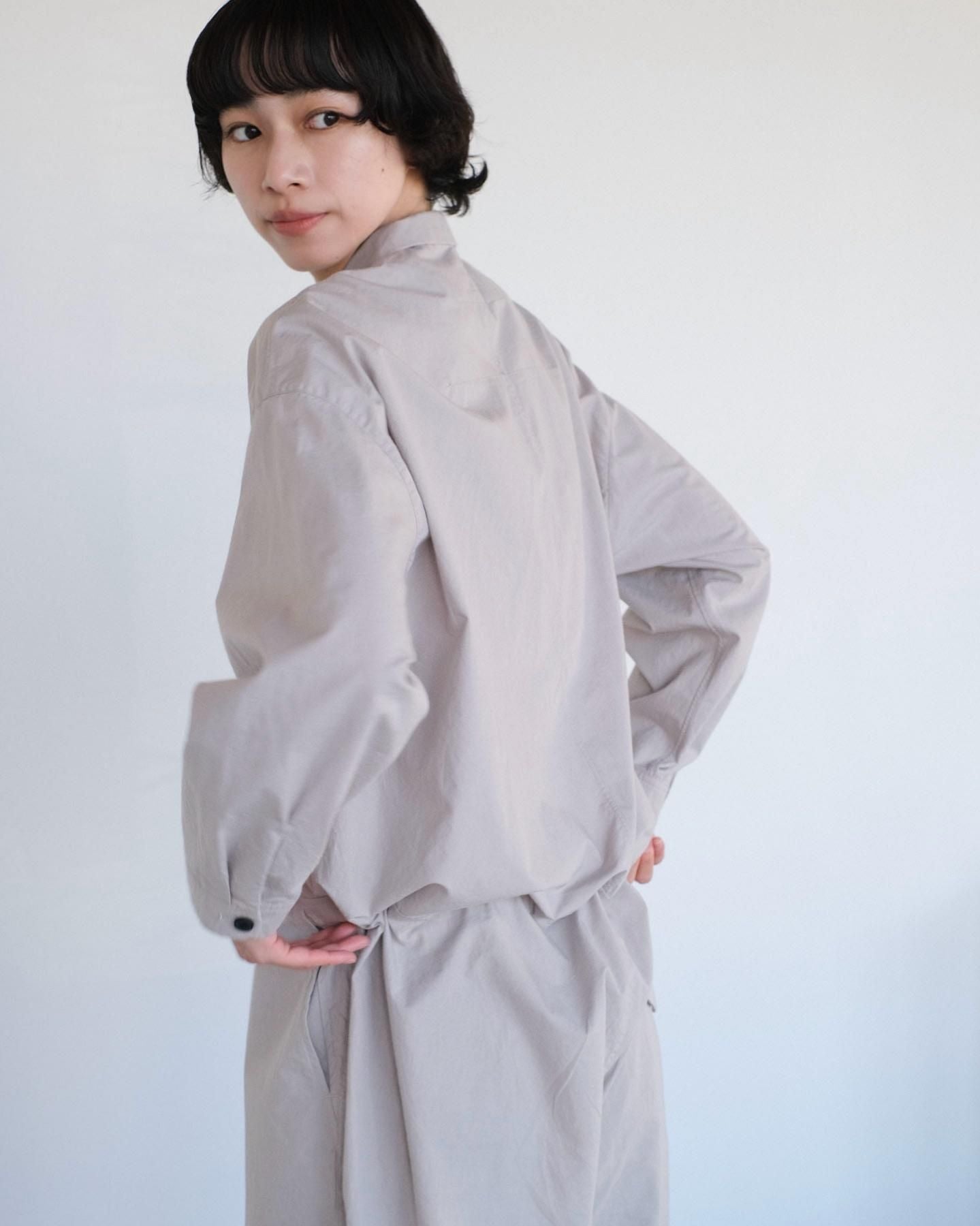 50s コットン タイプライター 　ジャンプスーツ / Light Greige［size XS］
