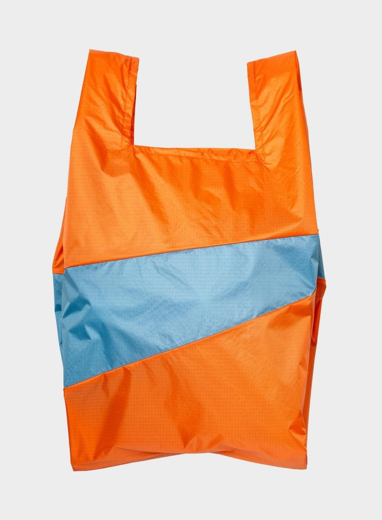 Shopping Bag L / Orange & Ocean