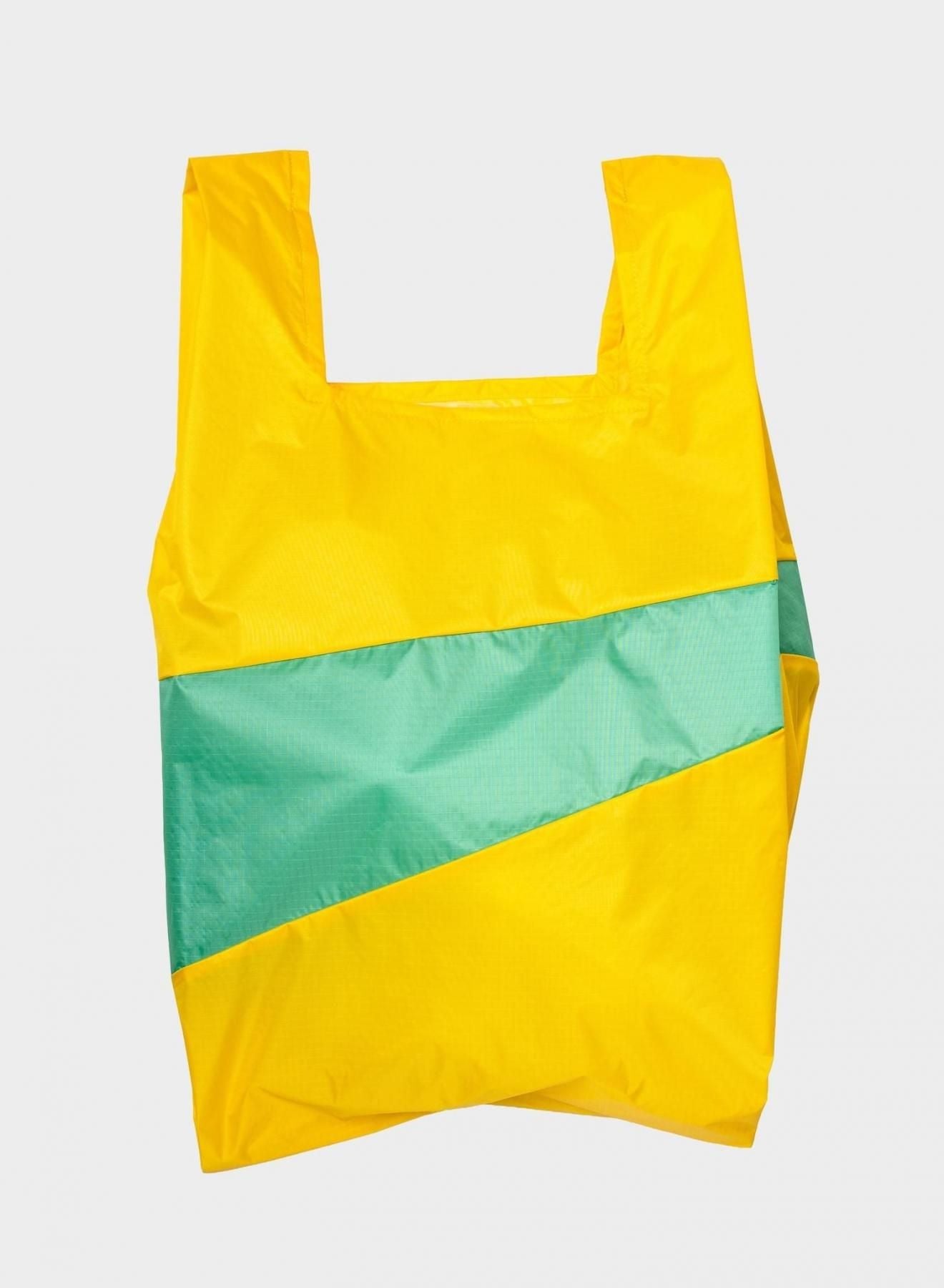 Shopping Bag L / Sunflower & Holly Green