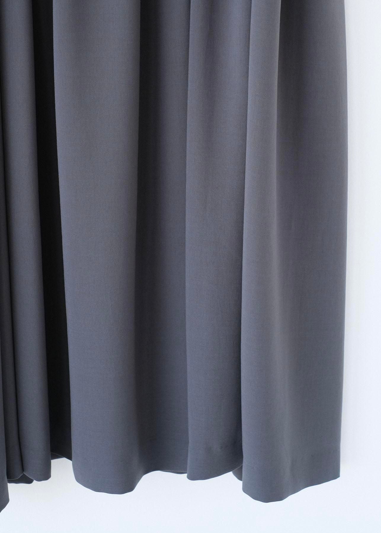 スパンポリエステル・ドレープカルゼ　ジャンプタックワンピース / Slate grey［size 3_］