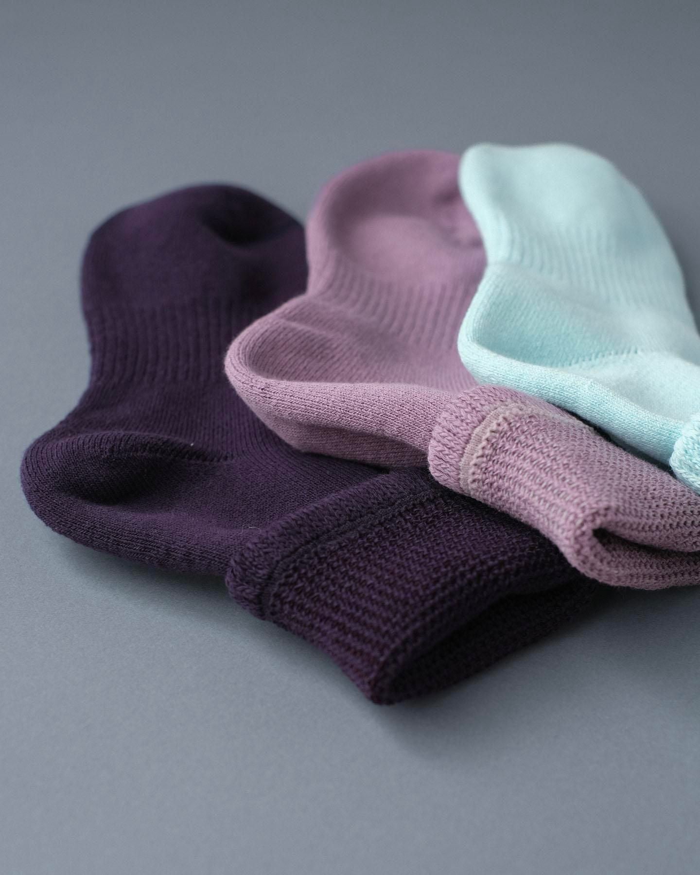 オーガニックコットン Pile Wrap M［Dusty purple］