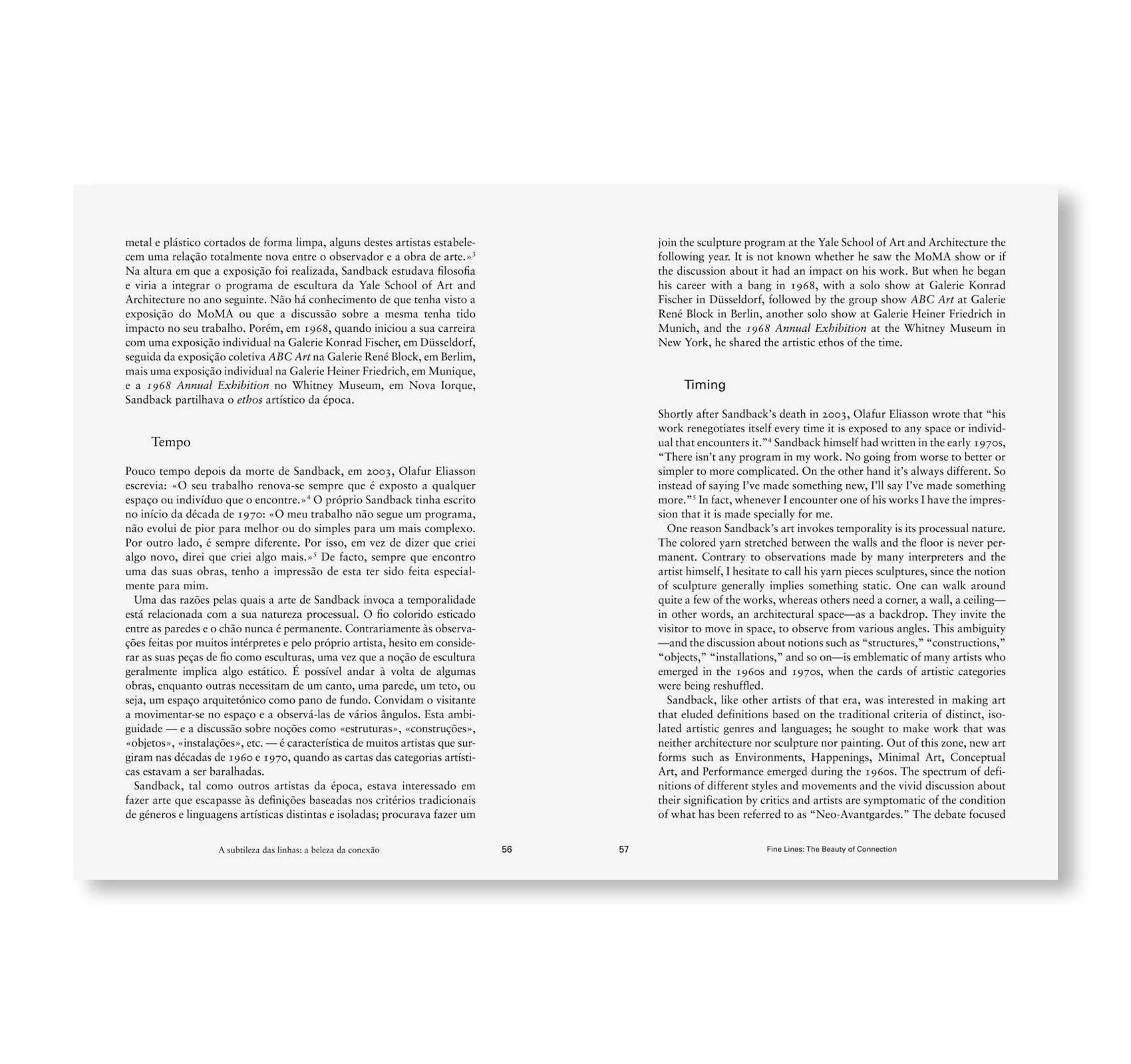 書籍：THREADING SPACE by Fred  Sandback