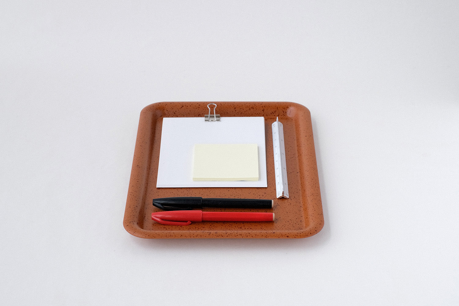 PLACE 02／ A4 Tray Dark Orange（dripping 1 color）