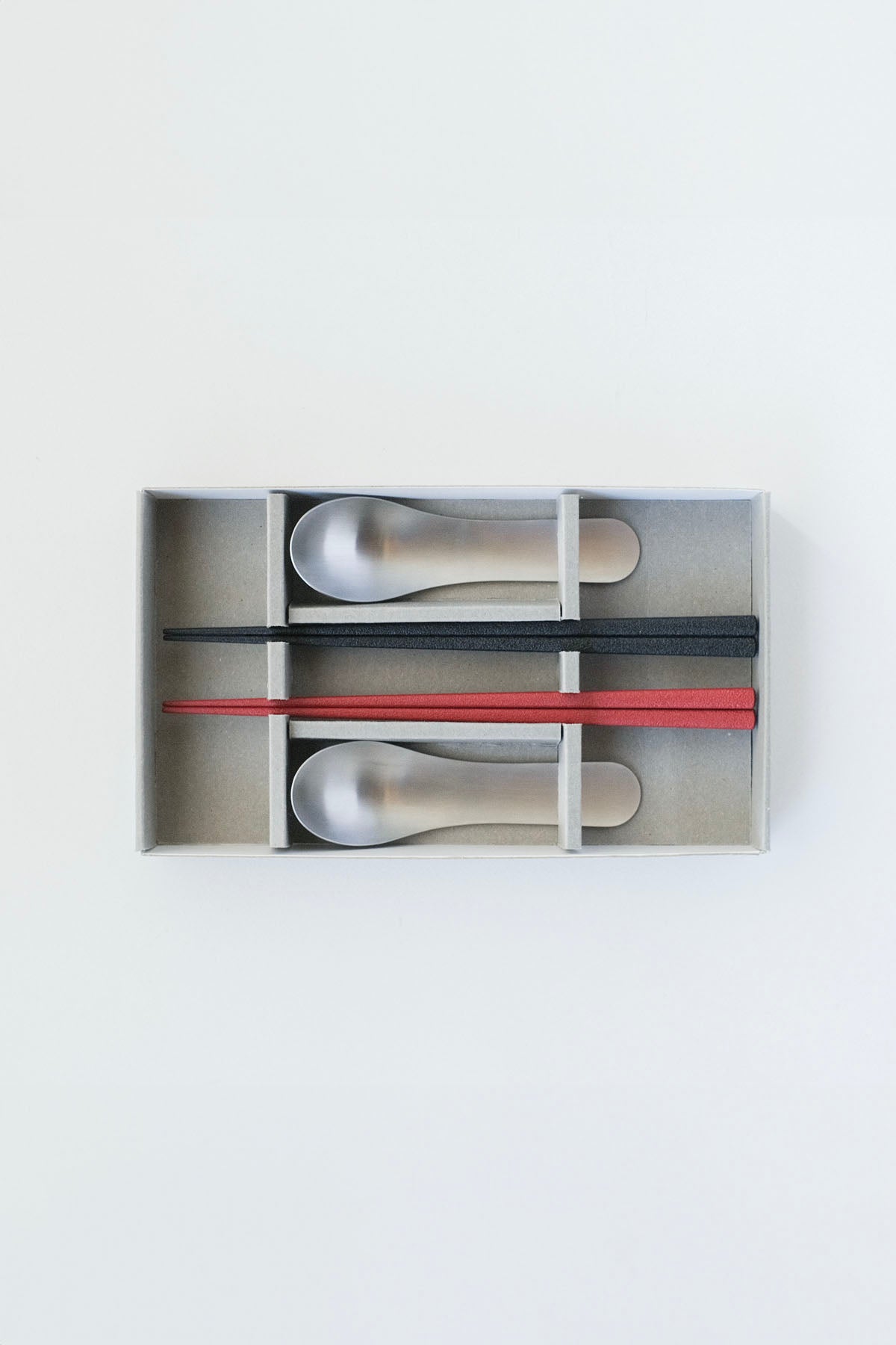 CHINESE SPOON (SUS) , CHOPSTICKS Gift Set / レンゲ (ステンレス) 、箸 ギフトセットE