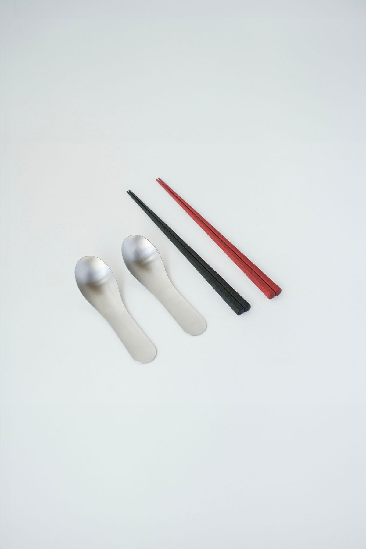 CHINESE SPOON (SUS) , CHOPSTICKS Gift Set / レンゲ (ステンレス) 、箸 ギフトセットE
