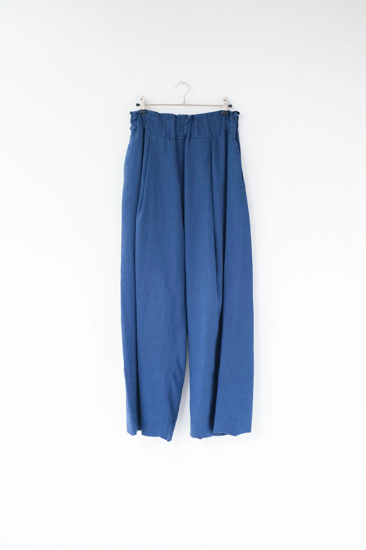 60s フレンチフラックス リネンキャンブリック　ストレートパンツ / Fade Blue［size S］
