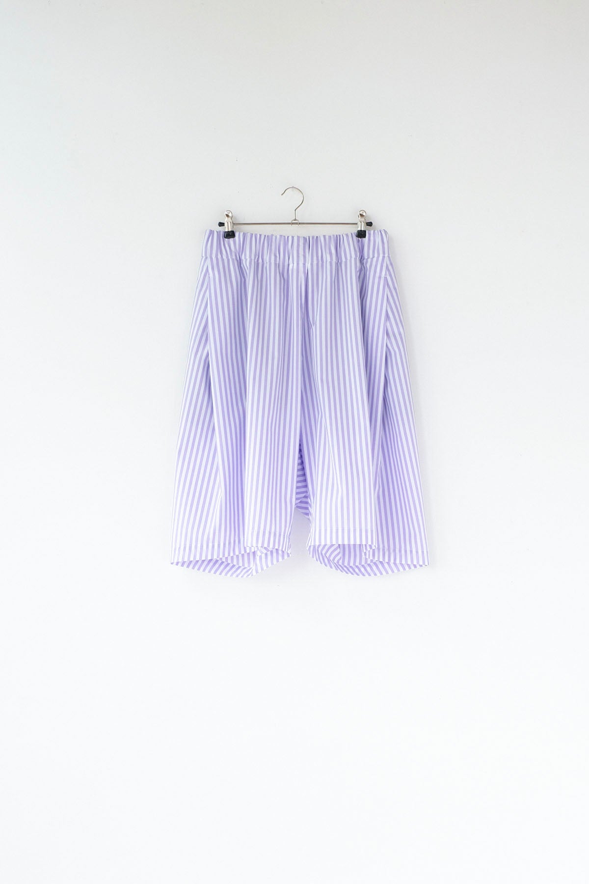 コンパクトスパンTR・ロンドンストライプ ハーフパンツ / Lilac × White［size 5_］