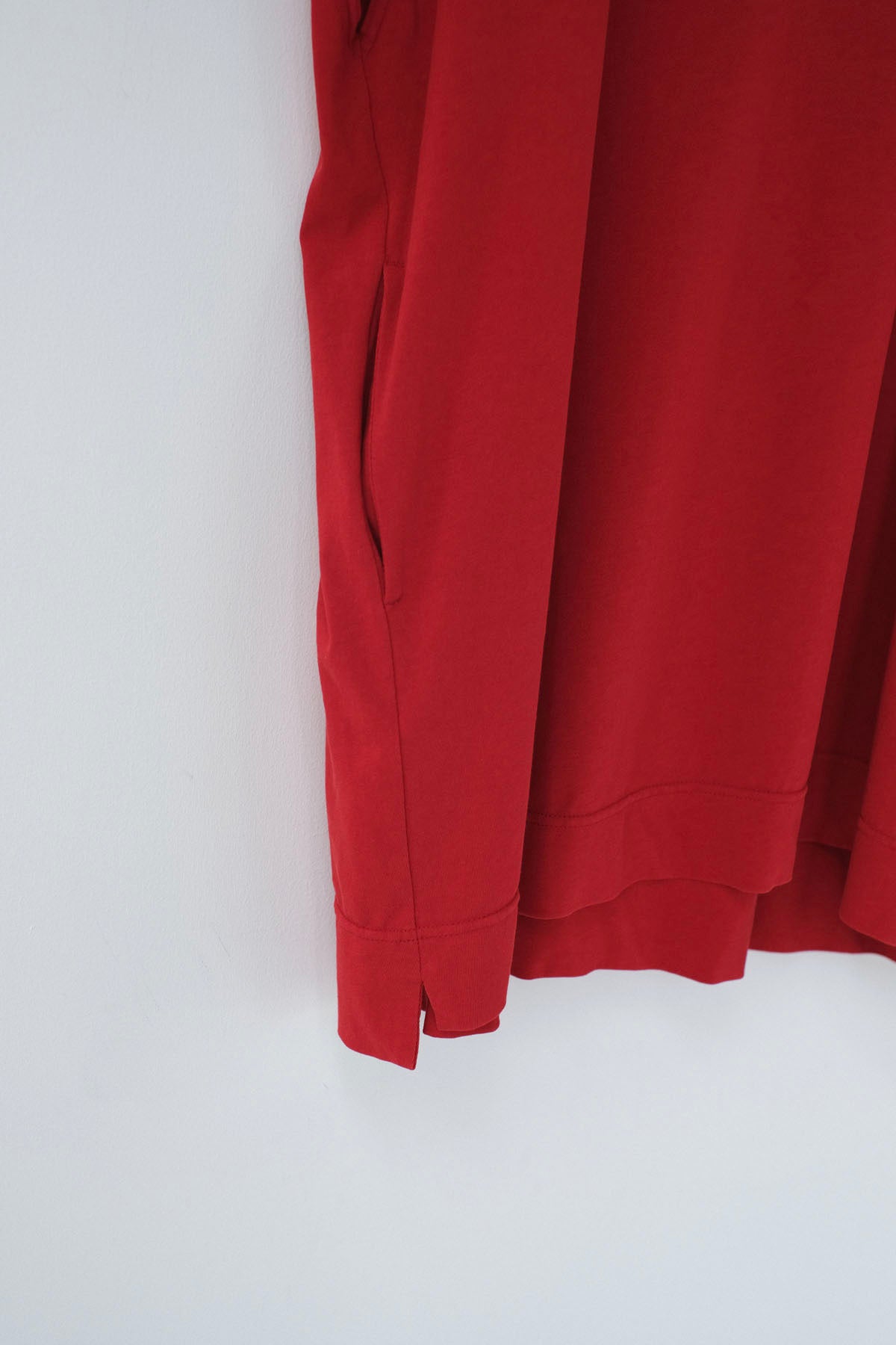 強撚コットンヘビー天竺　プルオーバーベスト / Red［size M］