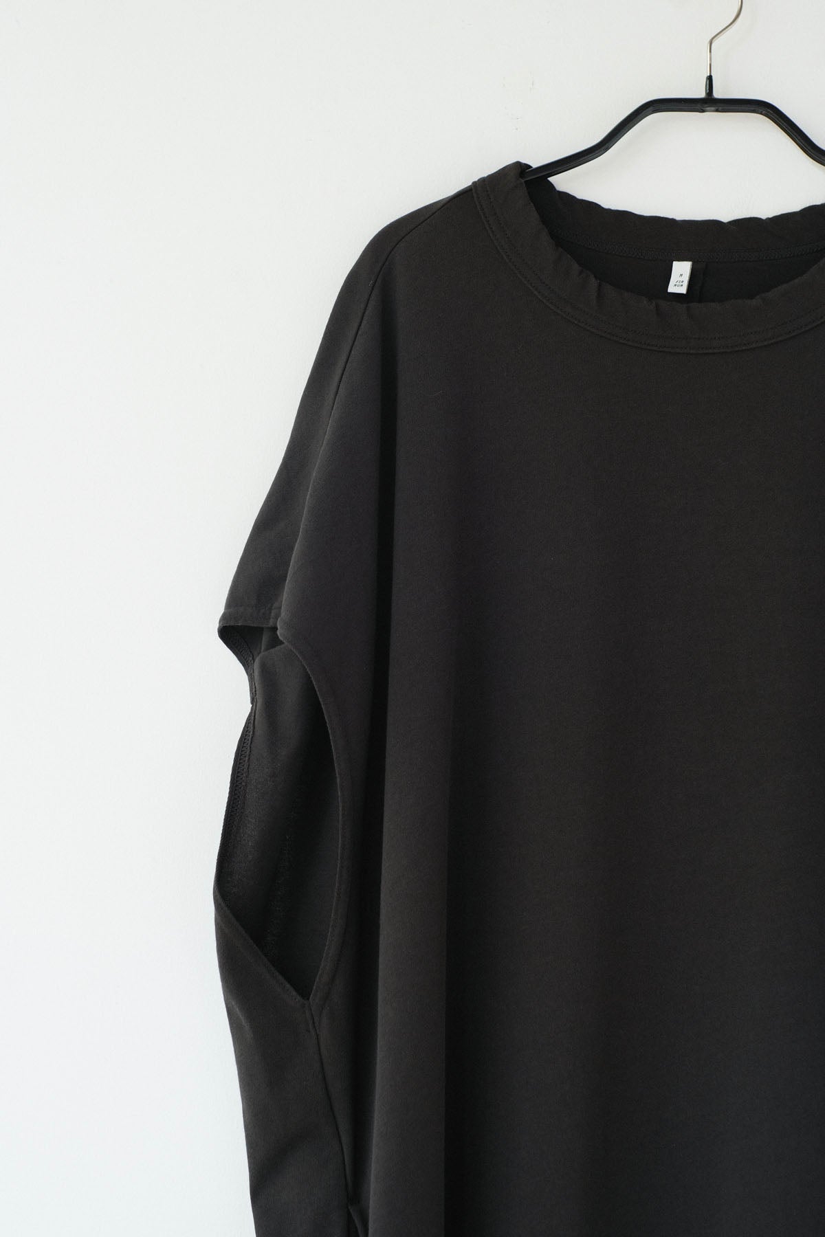 強撚コットンヘビー天竺　プルオーバーベスト / Charcoal Grey［size M］