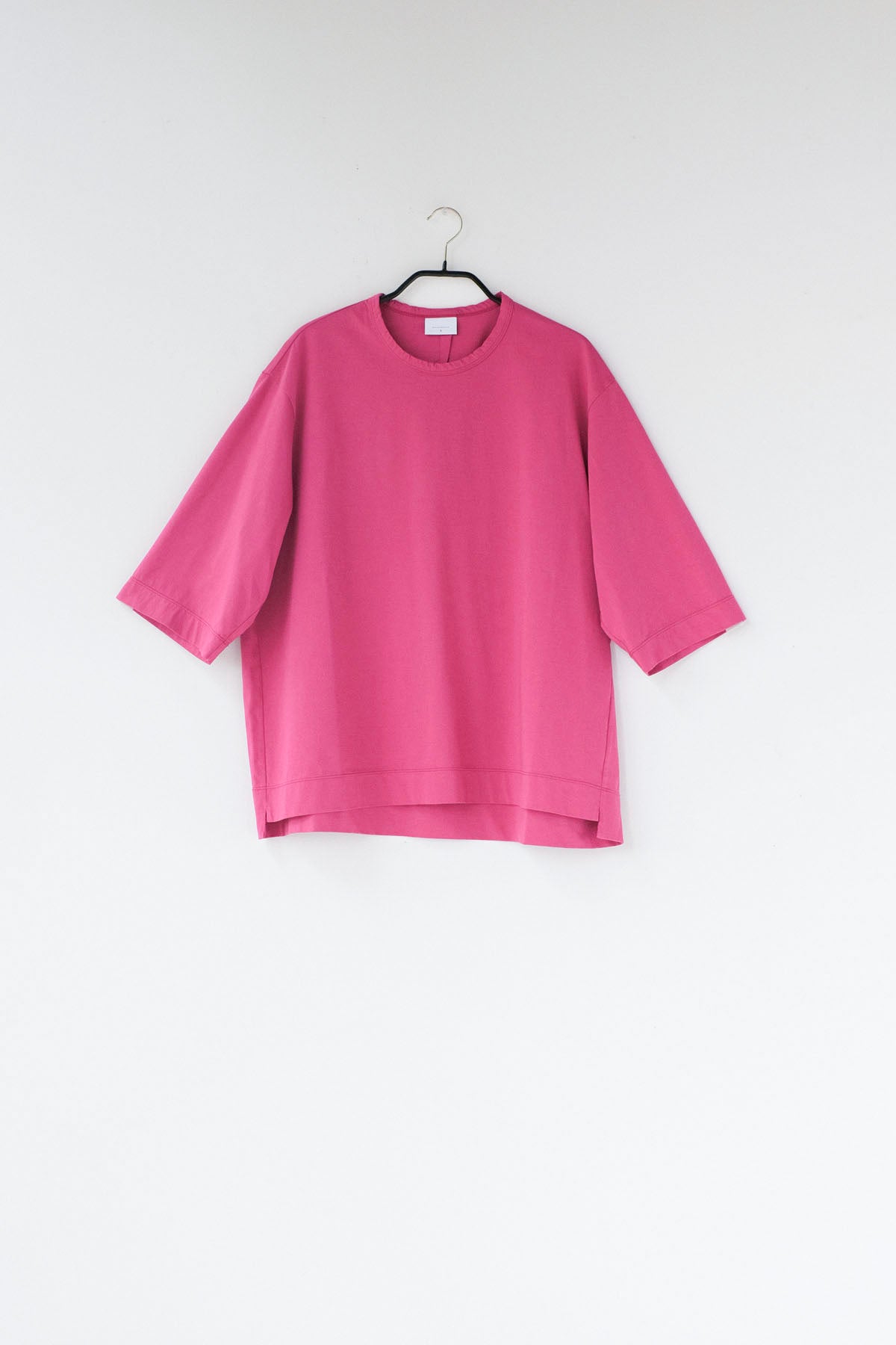 コットンポーラル天竺　クルーネック5分袖Tシャツ / Mint［size 3_］