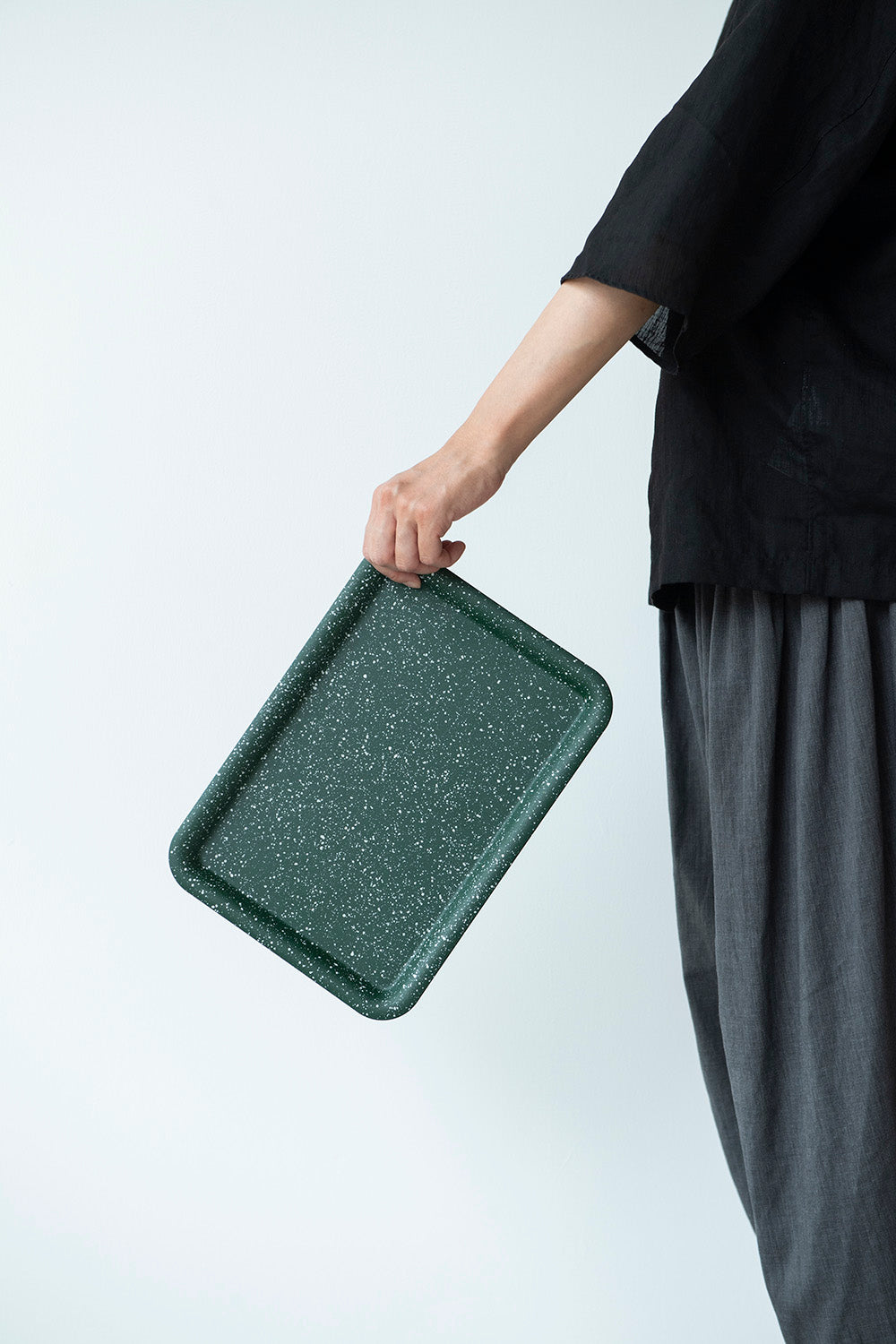 PLACE 02／B5 Tray Dark Green（dripping 1 color）