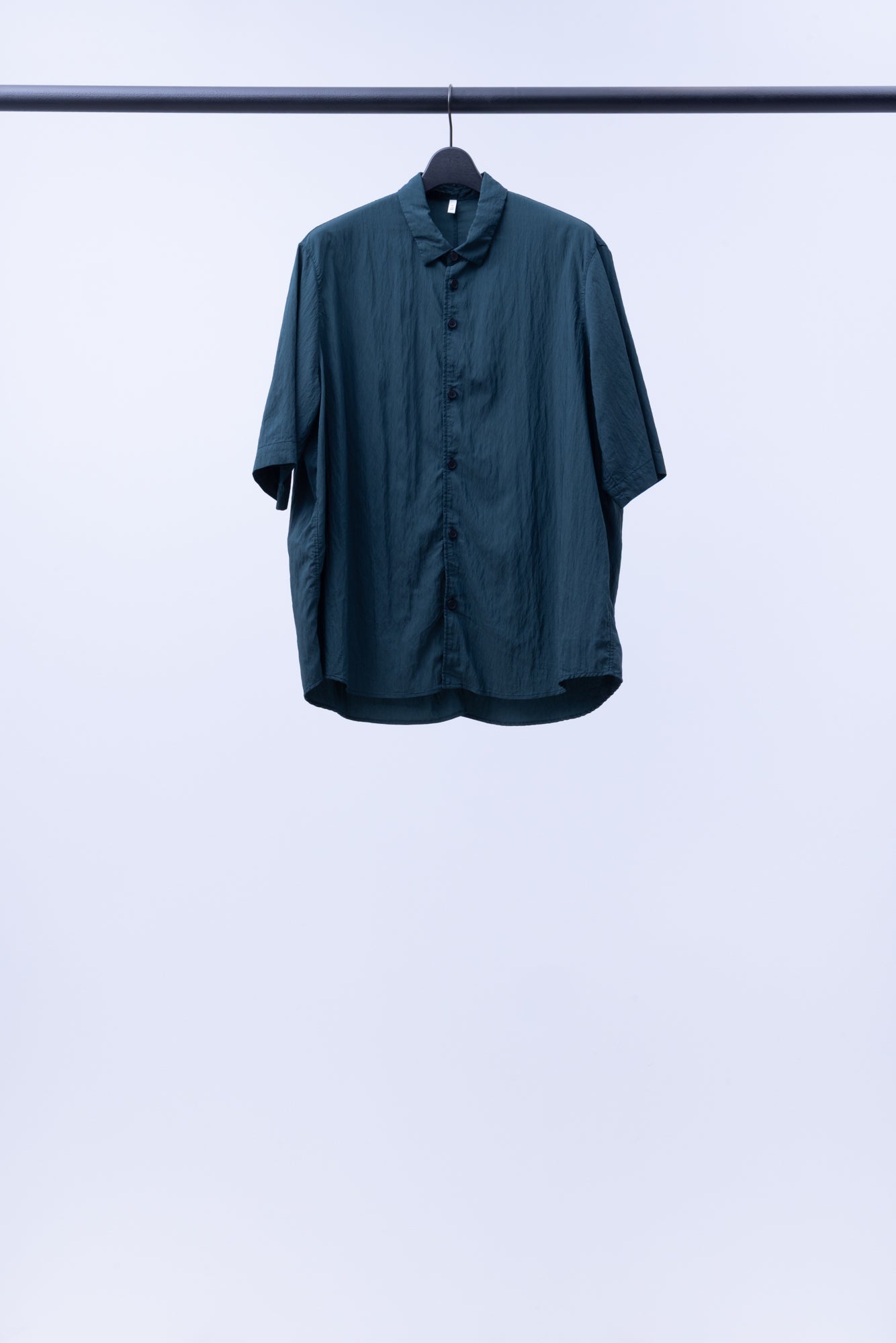 ビスコースナイロン・ライトタイプライター 半袖シャツ / 85 Bottle Green［size XS］