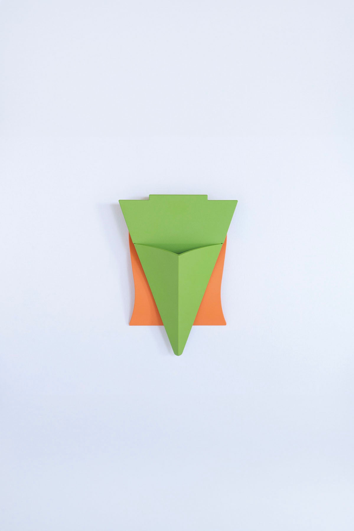 RITRATTO 211 [grass green + orange chrome] by Alessandro Mendini
