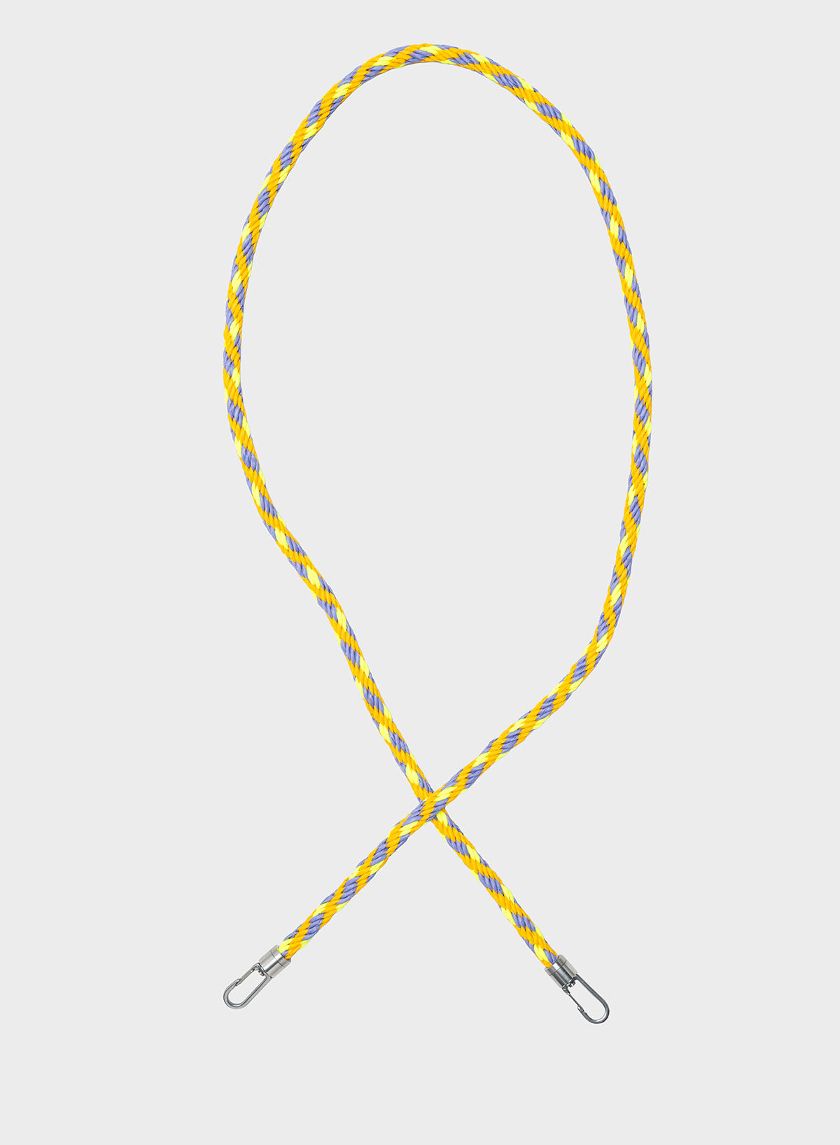 KUMIHIMO Strap 135cm / Treble&Fluo Yellow