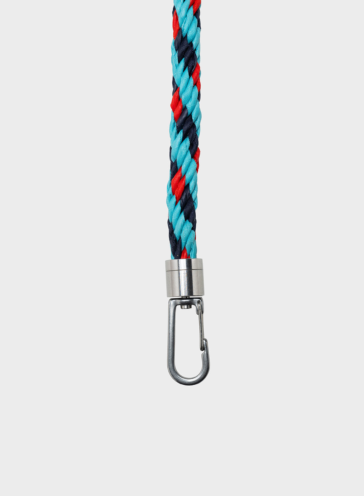 KUMIHIMO Strap 100cm / Water & Red Alert