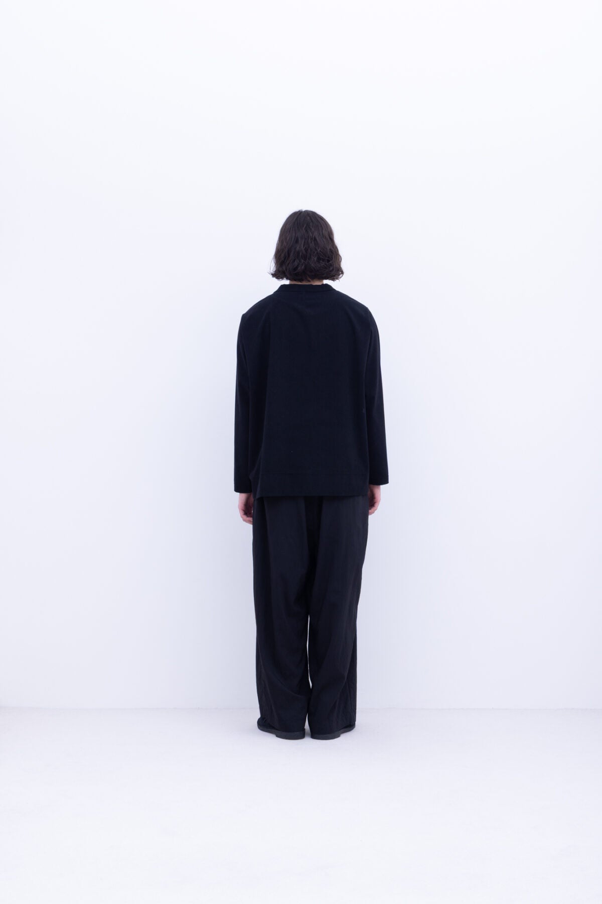 ビスコースナイロン・ライトタイプライター タックパンツ / 85 Bottle Green［size M］