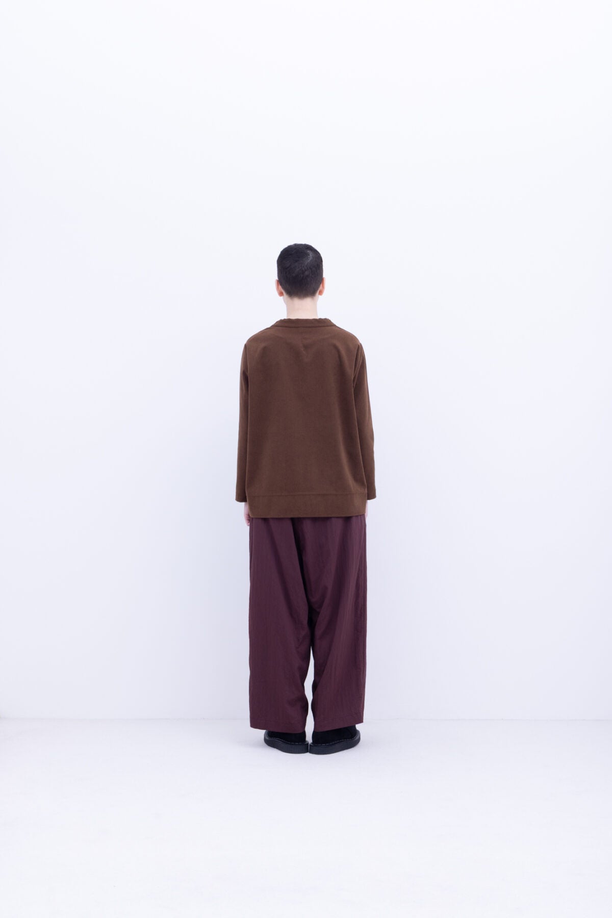 ビスコースナイロン・ライトタイプライター タックパンツ / 85 Bottle Green［size XS］
