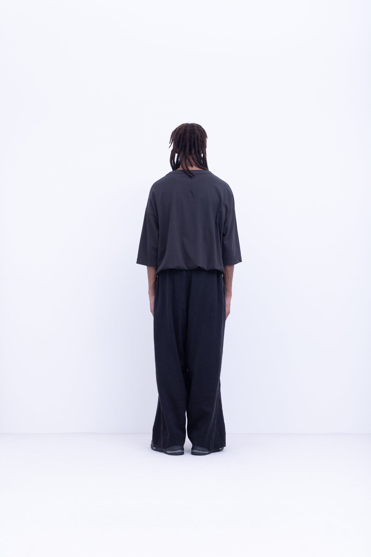60s フレンチフラックス リネンキャンブリック　ストレートパンツ / Fade Blue［size M］