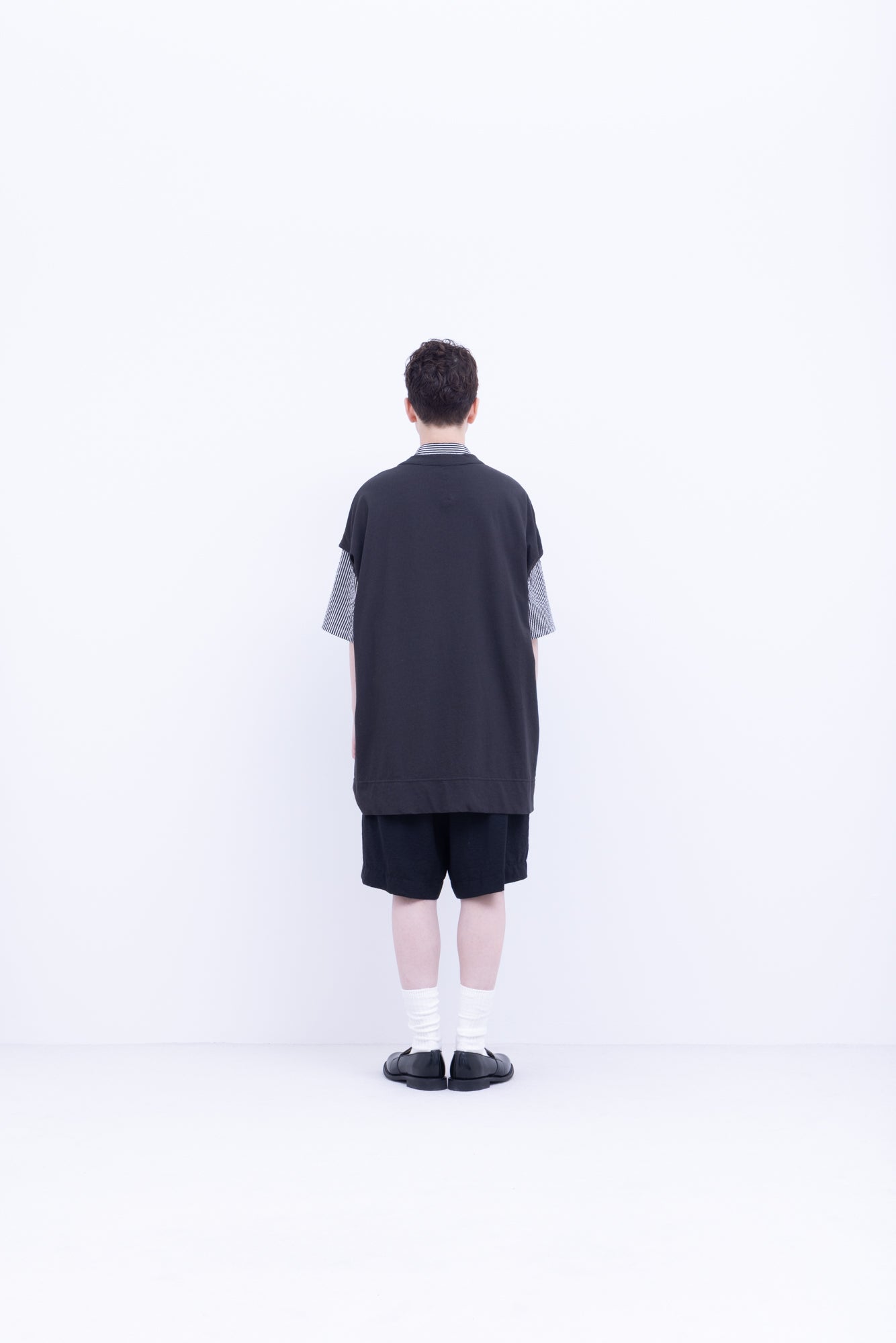 強撚コットンヘビー天竺　プルオーバーベスト / Red［size M］