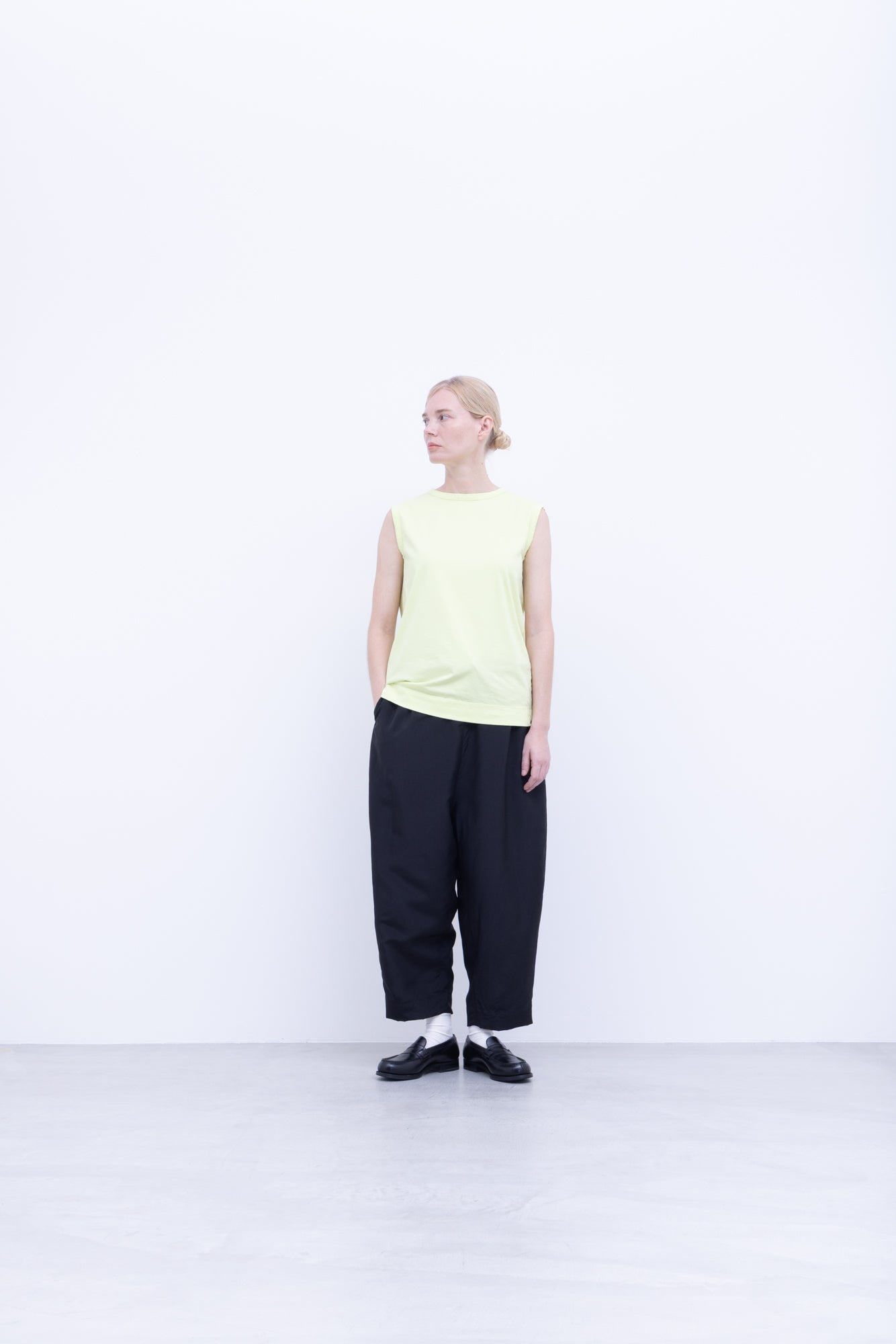 Cotton Polar Jersey Crew Neck T-shirt / Shadow Blue [size 3]