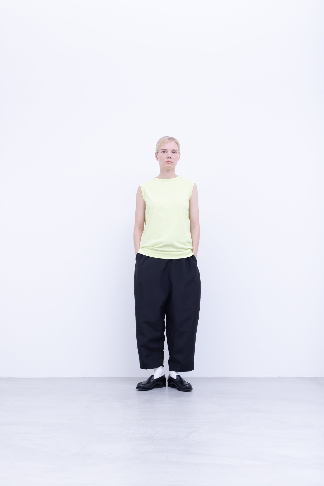 Cotton Polar Jersey Crew Neck T-shirt / Shadow Blue [size 3]