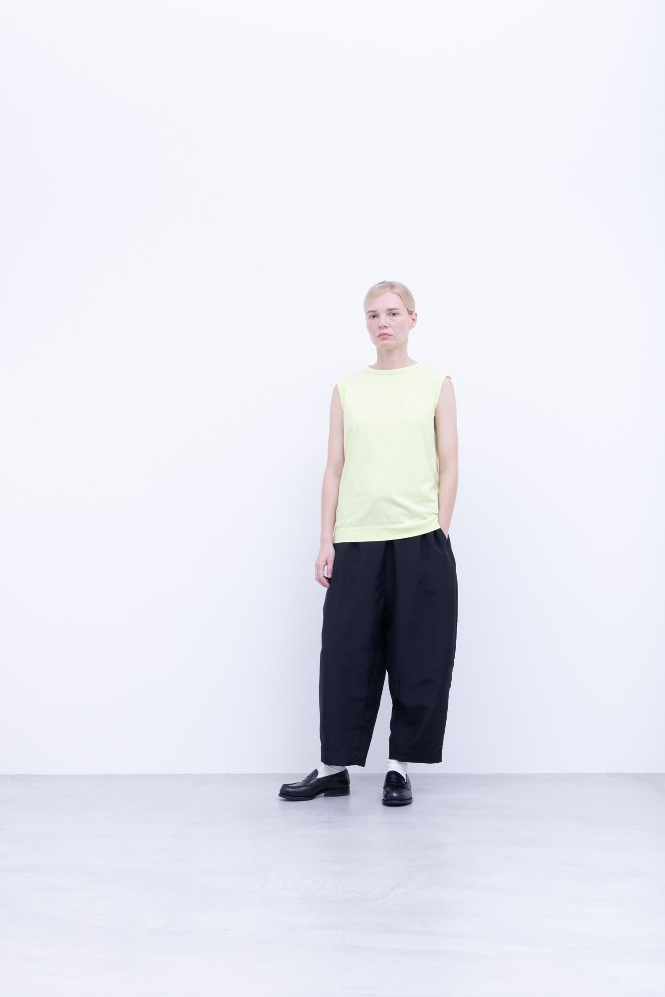 Cotton Polar Jersey Crew Neck T-shirt / Shadow Blue [size 3]