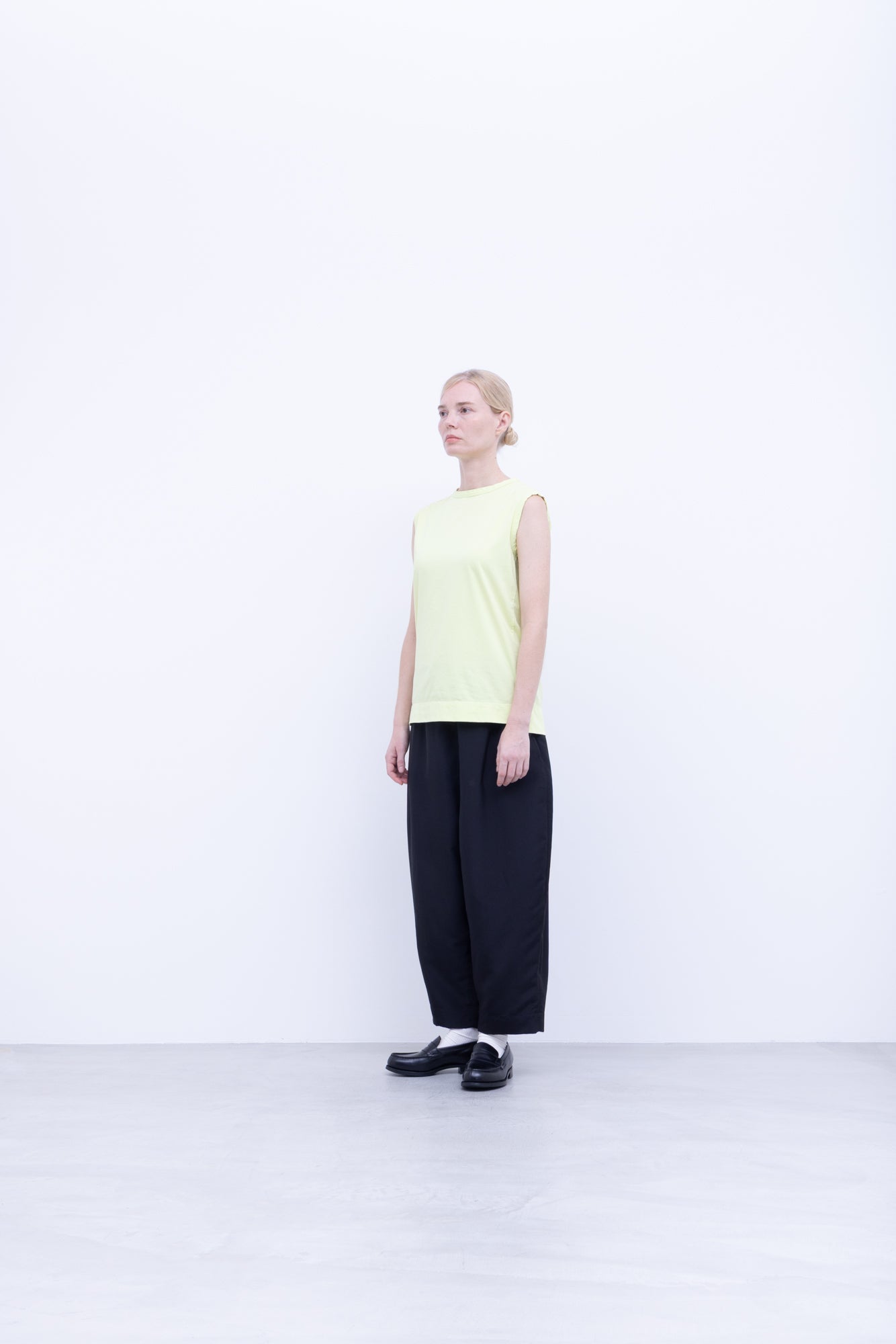 Cotton Polar Jersey Crew Neck T-shirt / Shadow Blue [size 3]